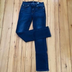 7 for all Mankind straight leg jeans, sz 27.